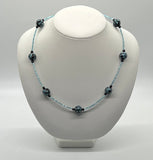 Turquoise and Black Necklace