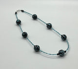 Turquoise and Black Necklace