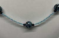 Turquoise and Black Necklace