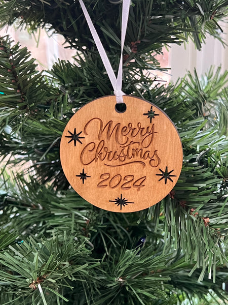 2024 Merry Christmas Ornament