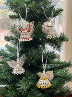 Machine Embroidered Angel Ornament