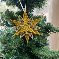 Gold Star Ornament