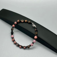 Rhondite and Magnetic Hematite Bracelet