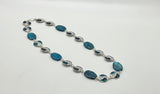 Blue, Green and Silver Necklace