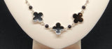 Black and Silver Necklace-KMW Creations