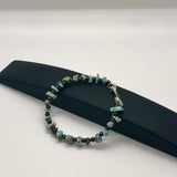 Larimar and Magnetic Hematite Bracelet